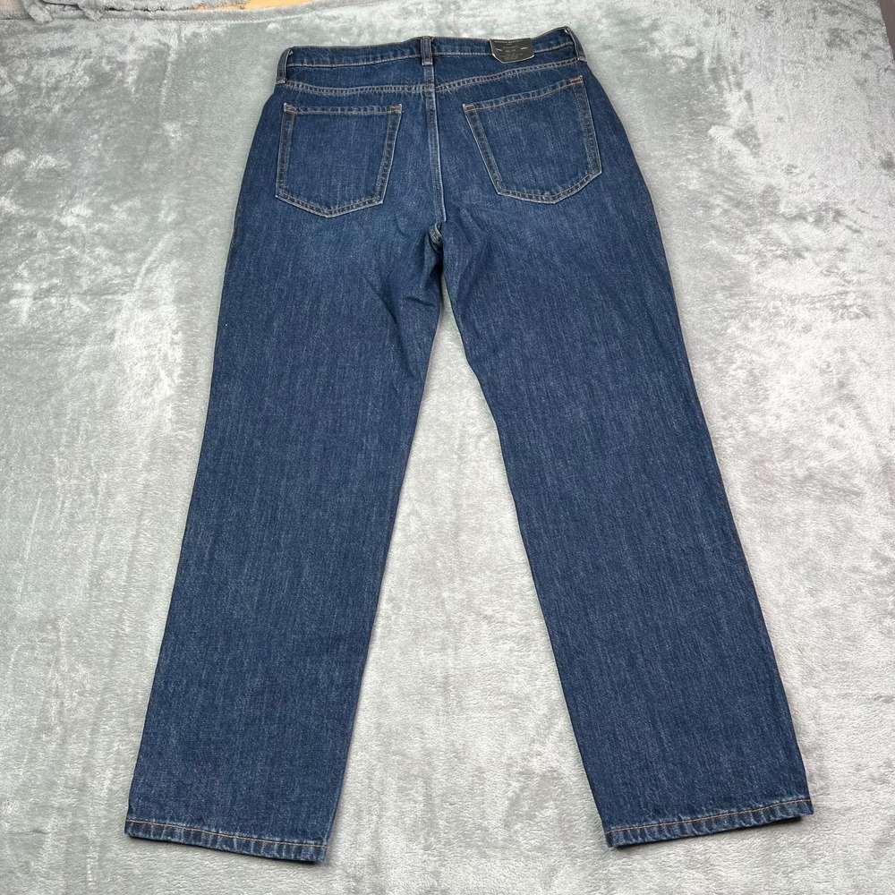 Banana Republic Jeans Womens 30 Blue High Rise Curvy Straight‎ Leg Dark Wash NWT - Picture 2 of 16